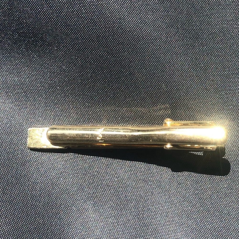 Vintage Yves Saint Laurent Two Tone Tie Clip - Picture 6 of 8